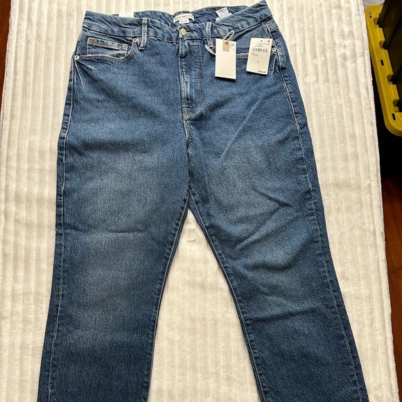 Good American Women’s Blue Jeans Good Classic Style Size 12/31 New With Tags - Picture 1 of 15